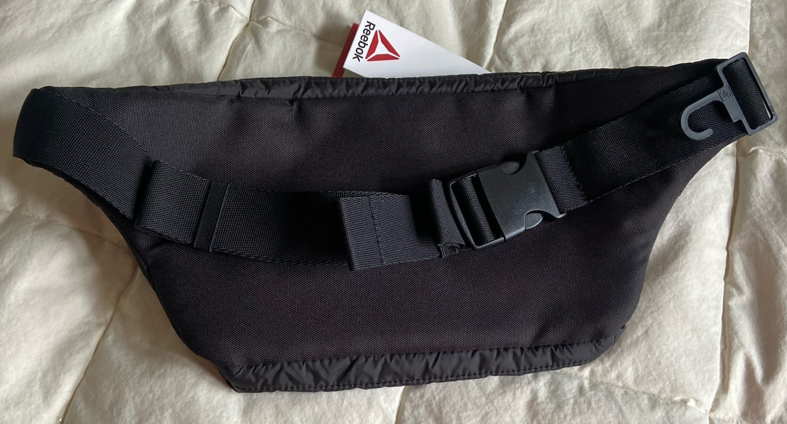 NWT Reebok Rylan Black/Copper Adjustable Adult Quilted Fanny Pack Waist Bag