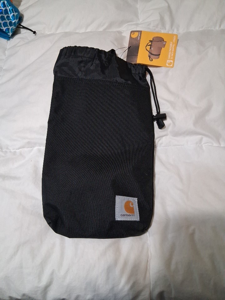 Carhartt 40L Lightweight Water Repellent Utility Stash Pouch Black NEW WITH TAGS