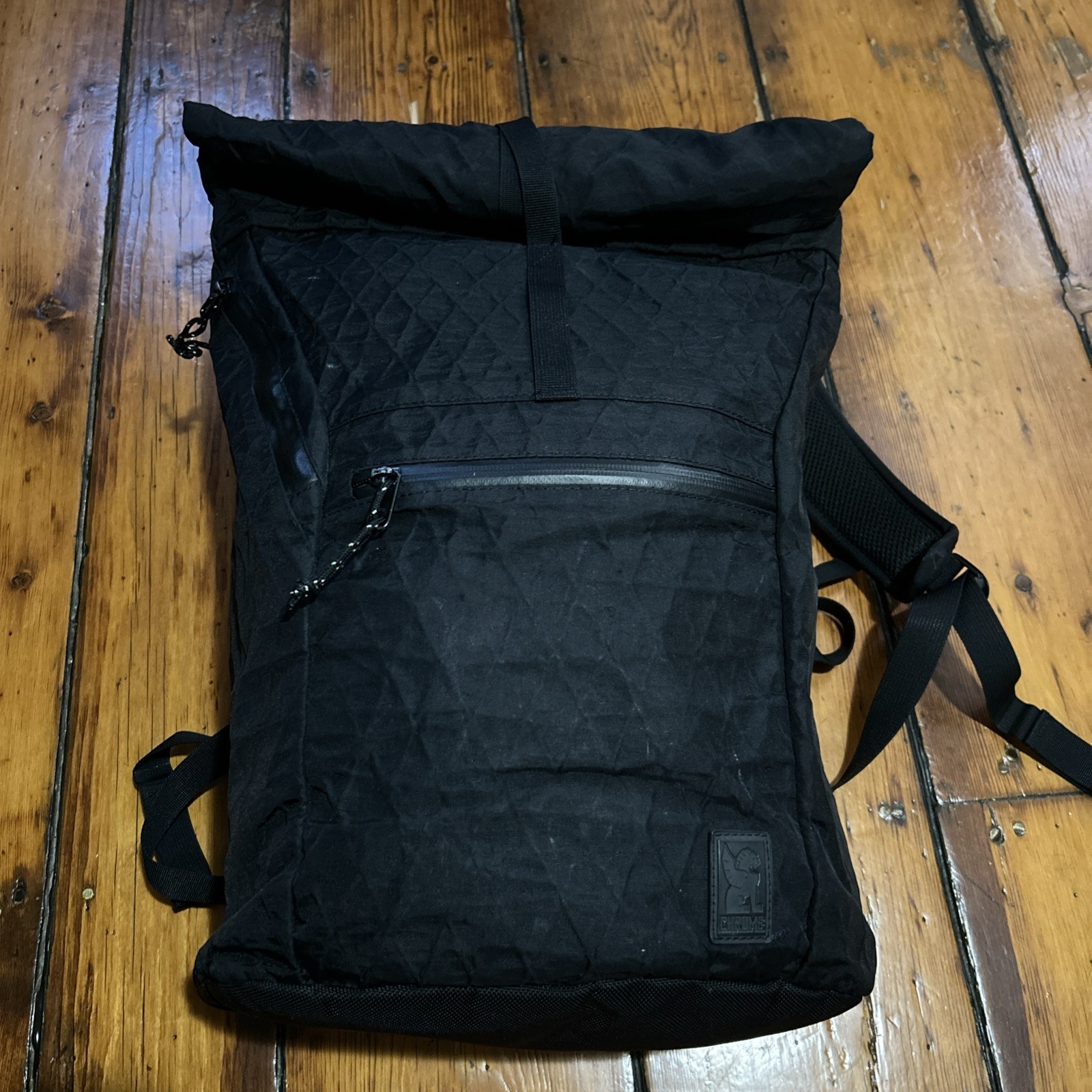 Chrome Industries YALTA 3.0 Backpack 26L Black Backpack Roll Top Waterproof