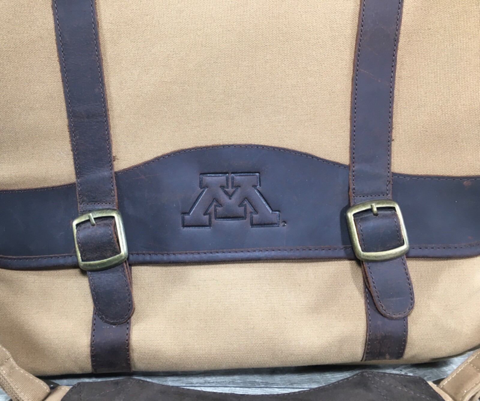 Bag Canyon Outback Brown Leather Goods Shoulder Messenger School Briefcase