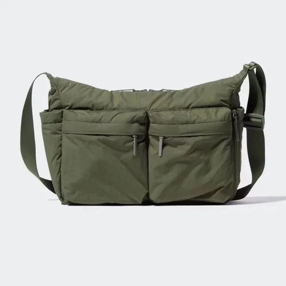 Casual Multi-pocket Messenger Bag Men Women Shoulder Bag Travel Sport Bag