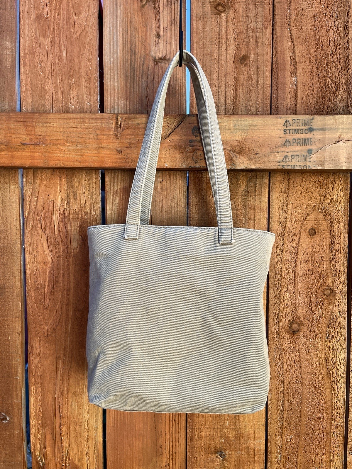 EDDIE BAUER Small Tote Bag Canvas Olive A