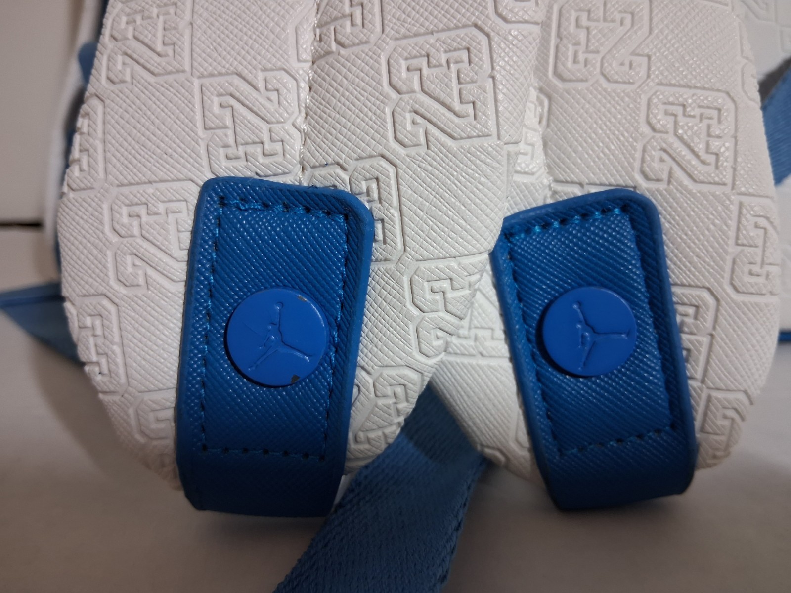 New Authentic Jordan Monogram Jumpman Backpack White Leather