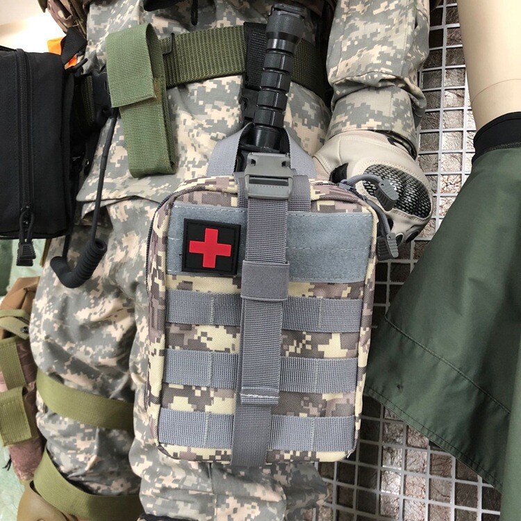 Tactical Molle EDC Pouch First Aid Medical Supplies Pack for Outdoor Activities