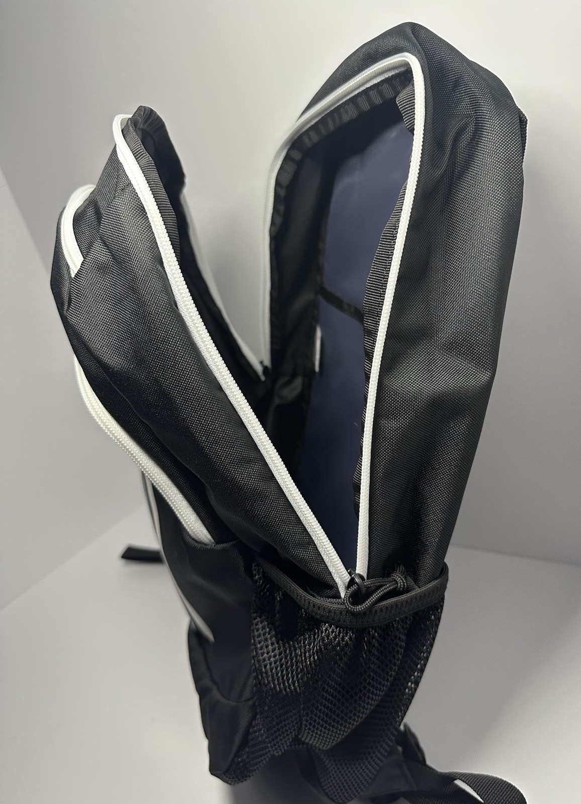 adidas BTS Originator Backpack Black/White 3-Stripes Zip Pockets Medium