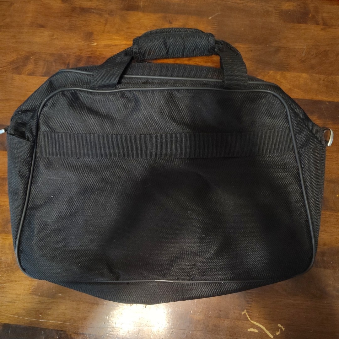Jeep Authentic Messenger Bag Black Tool Equipment Shoulder Carry Bag Satchel Zip
