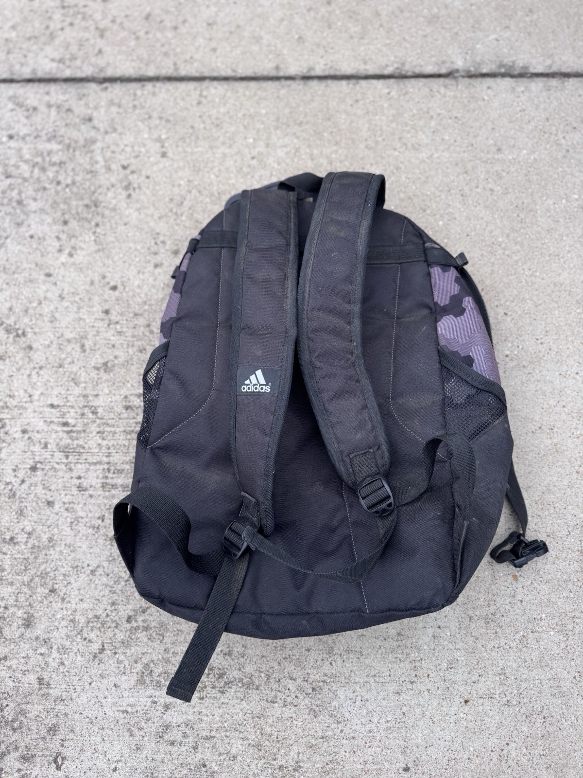 Baseball Backpack Bag – Black & Camo
