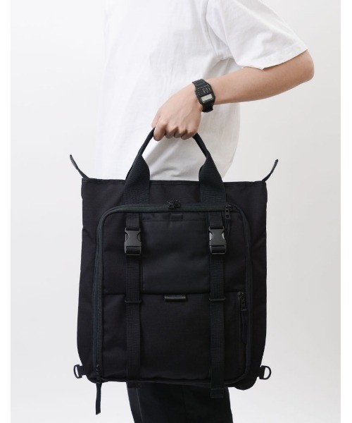 Master-Piece Masterpiece MSPC squared Backpack Black 224101 Made in Japan