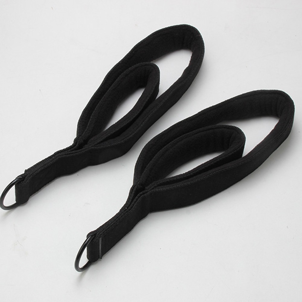 2PCS Double Loop Pilates Straps for Yoga Foot Strap and Hand Strap Set
