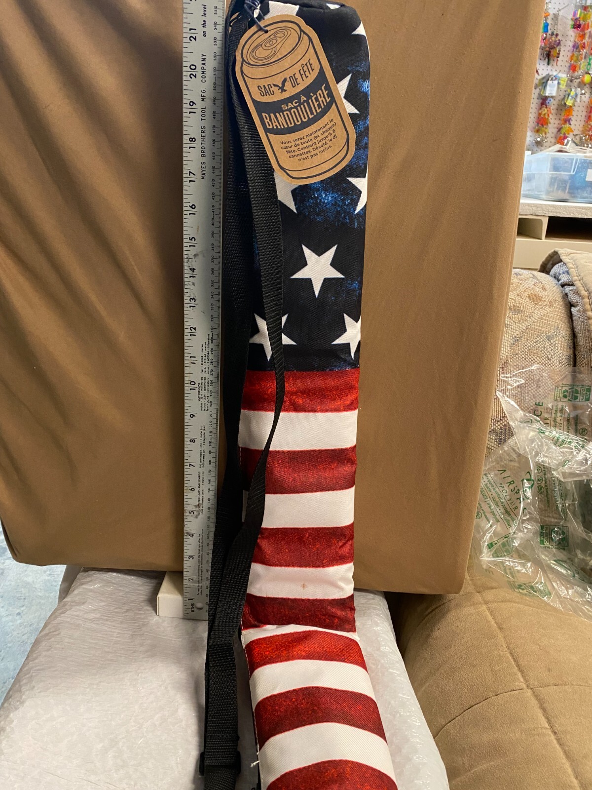 American Eagle Party Pack Sling Bag American Flag