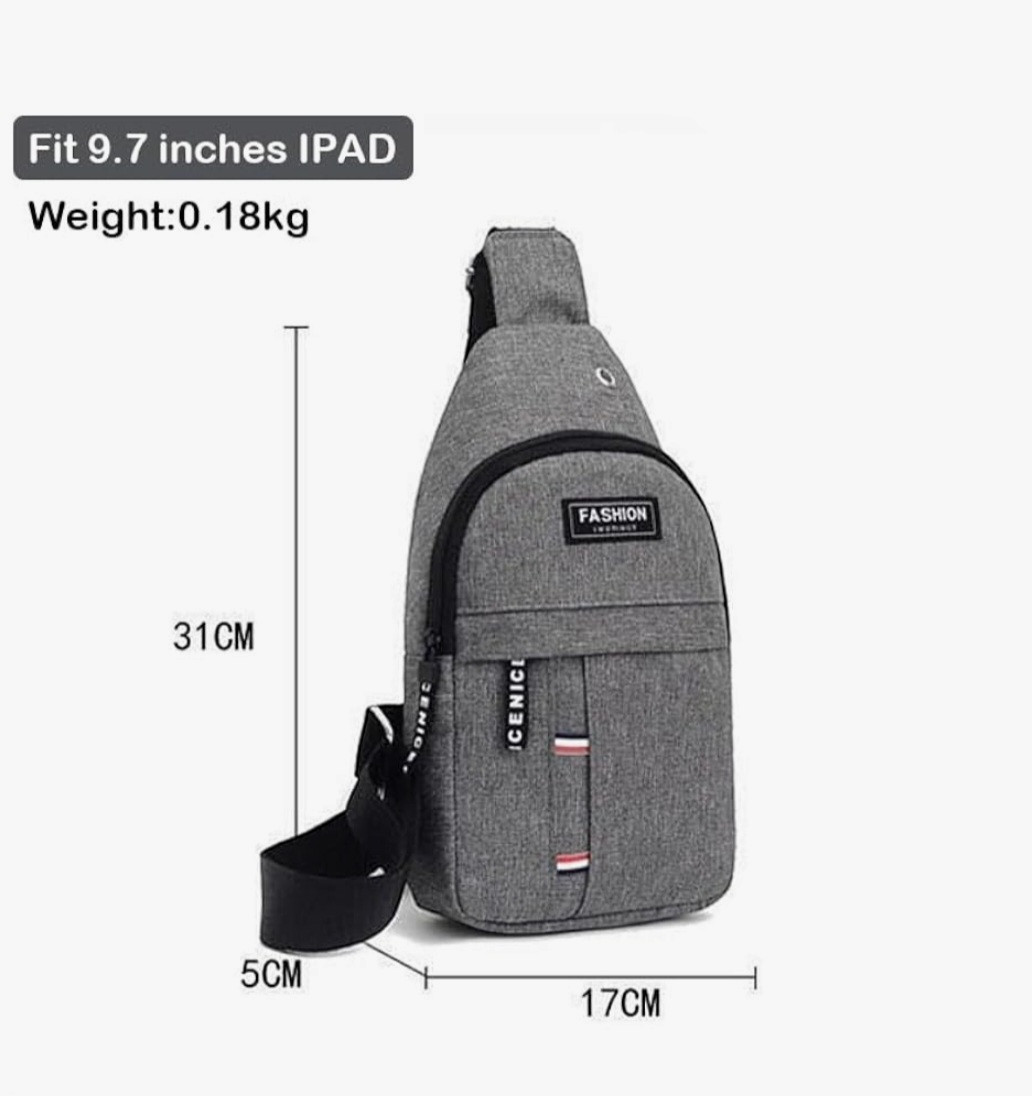 3 Colors Sling Shoulder Bag Nylon Chest Pack Crossbody Travel Mini Phone Packet
