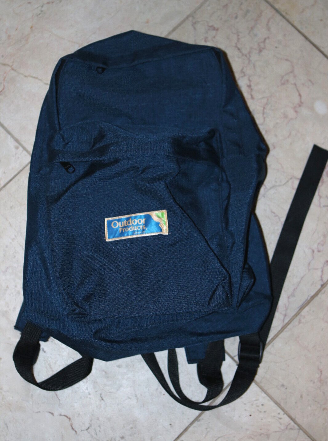 Outdoor Products Vintage Made in USA Backpack Navy Blue RARE NEW
