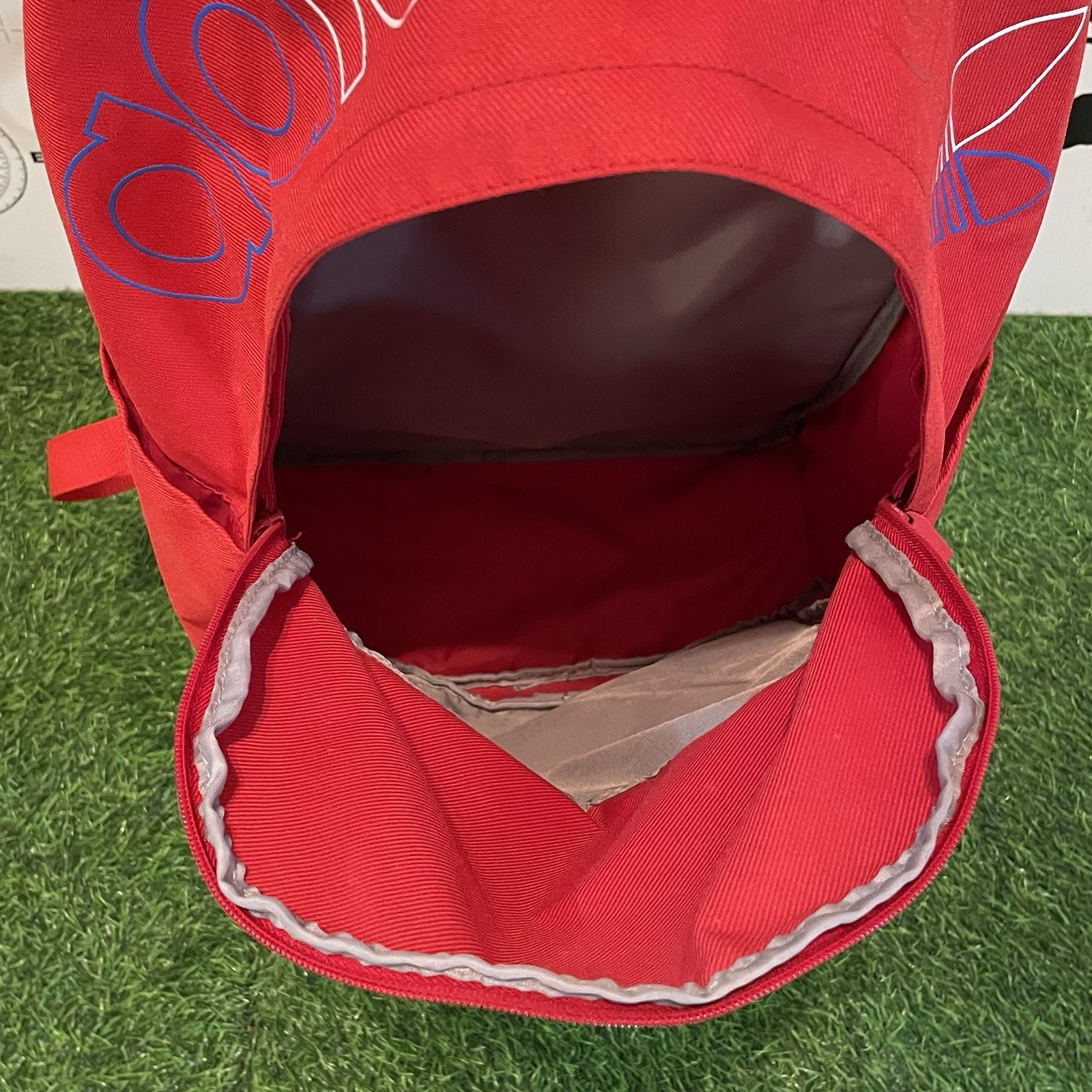 Adidas Adicolor Tricolor Classic Backpack Red Primeblue 90s Heritage