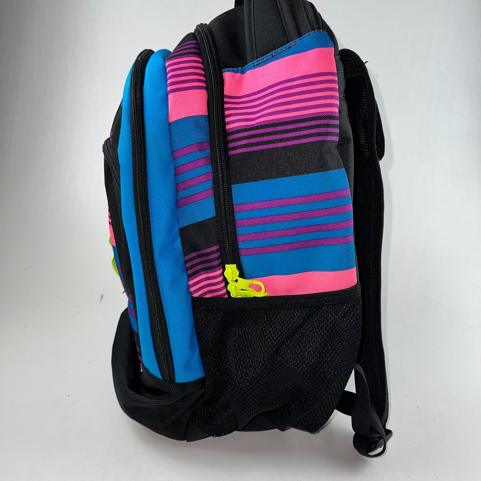 Adidas Backpack Multi Color Durable 100% Polyester Bookbag Sports Travel Pack