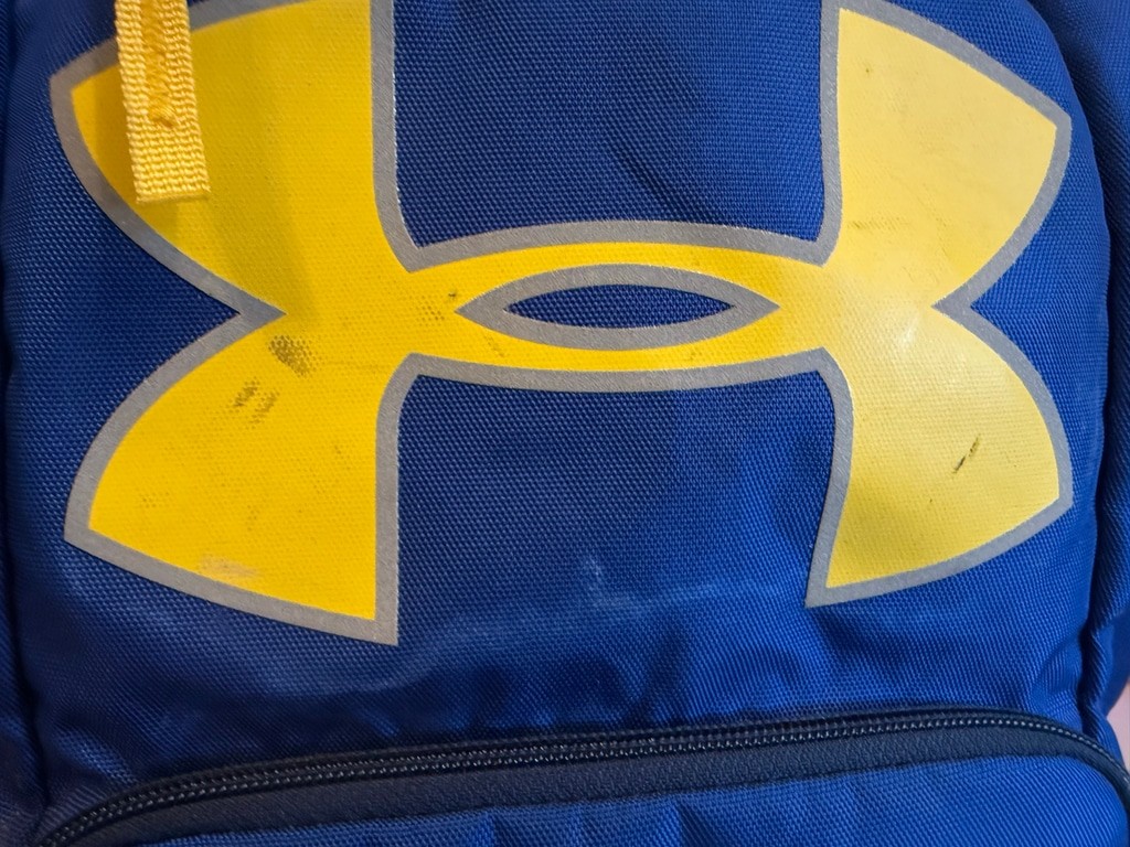 Under Armour Storm 1 Backpack Blue Yellow School Laptop Athletic Book Bag