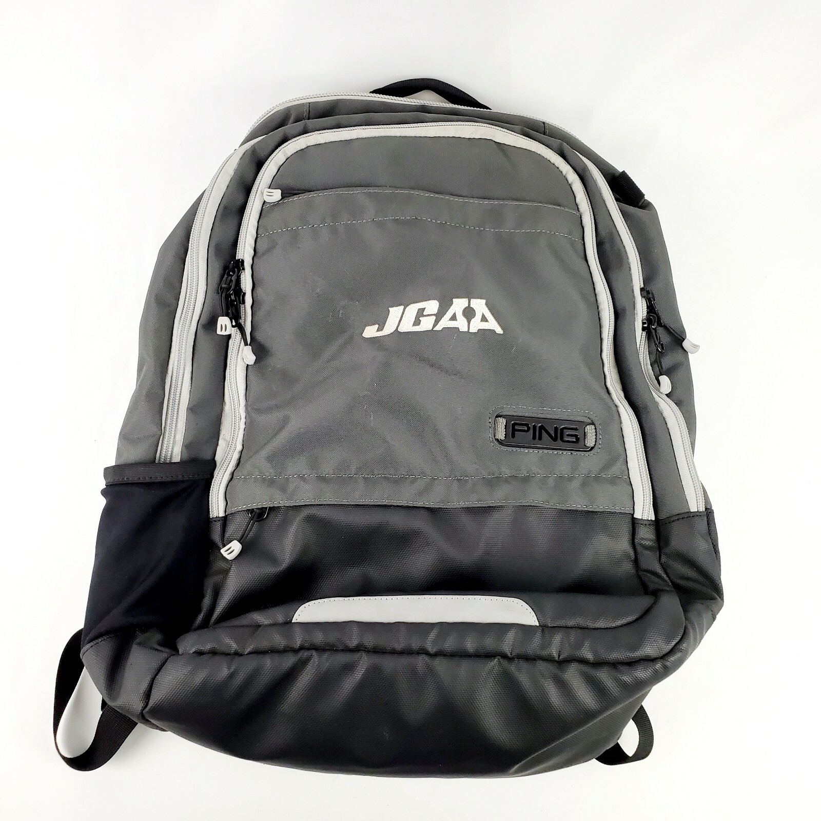 Ping Golf Steel Black Grey Backpack Laptop Bag JGAA Logo Daybag