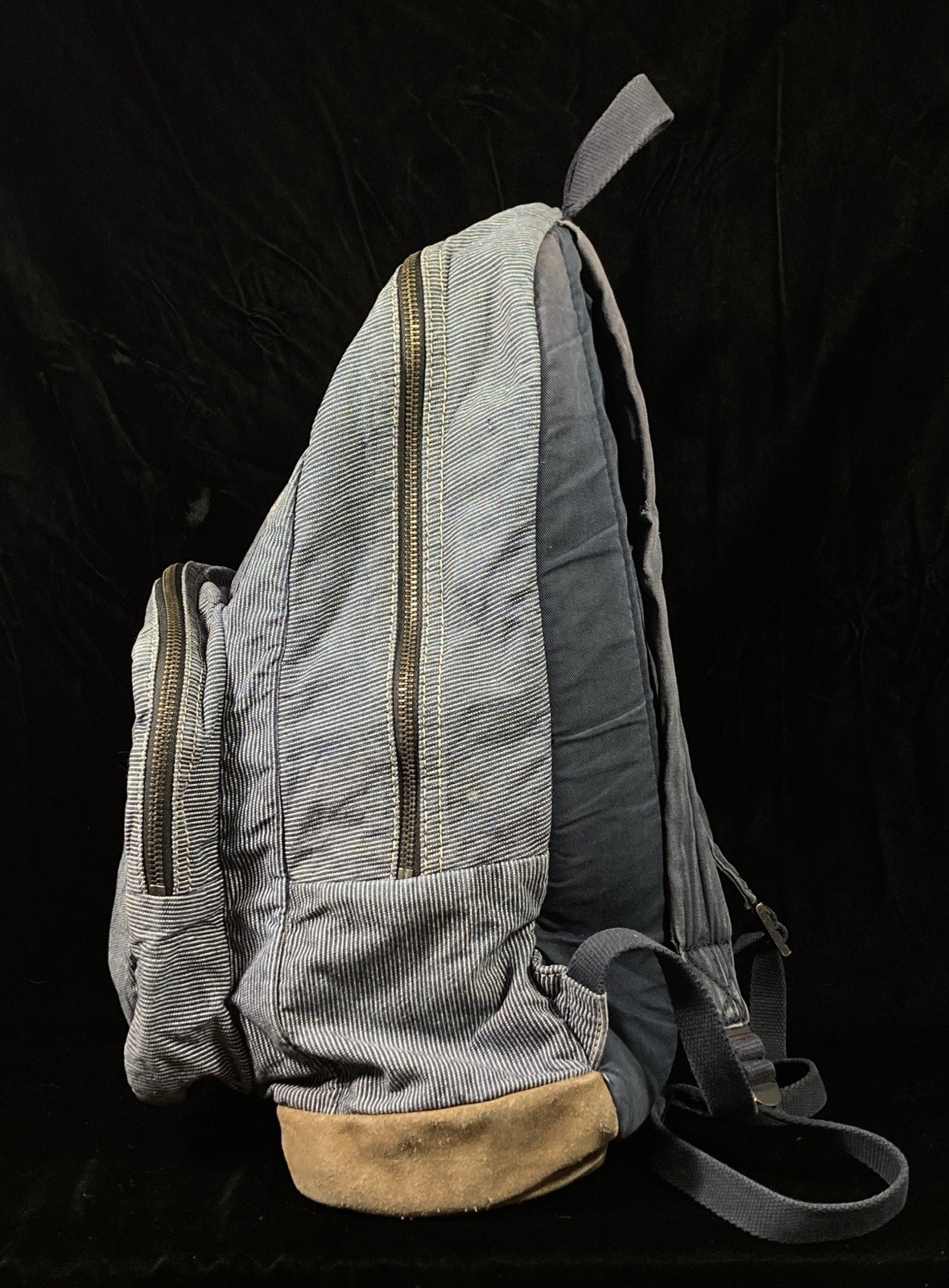 Ralph Lauren Denim Supply Backpack Hickory Stripe Paint Splatter DSRL