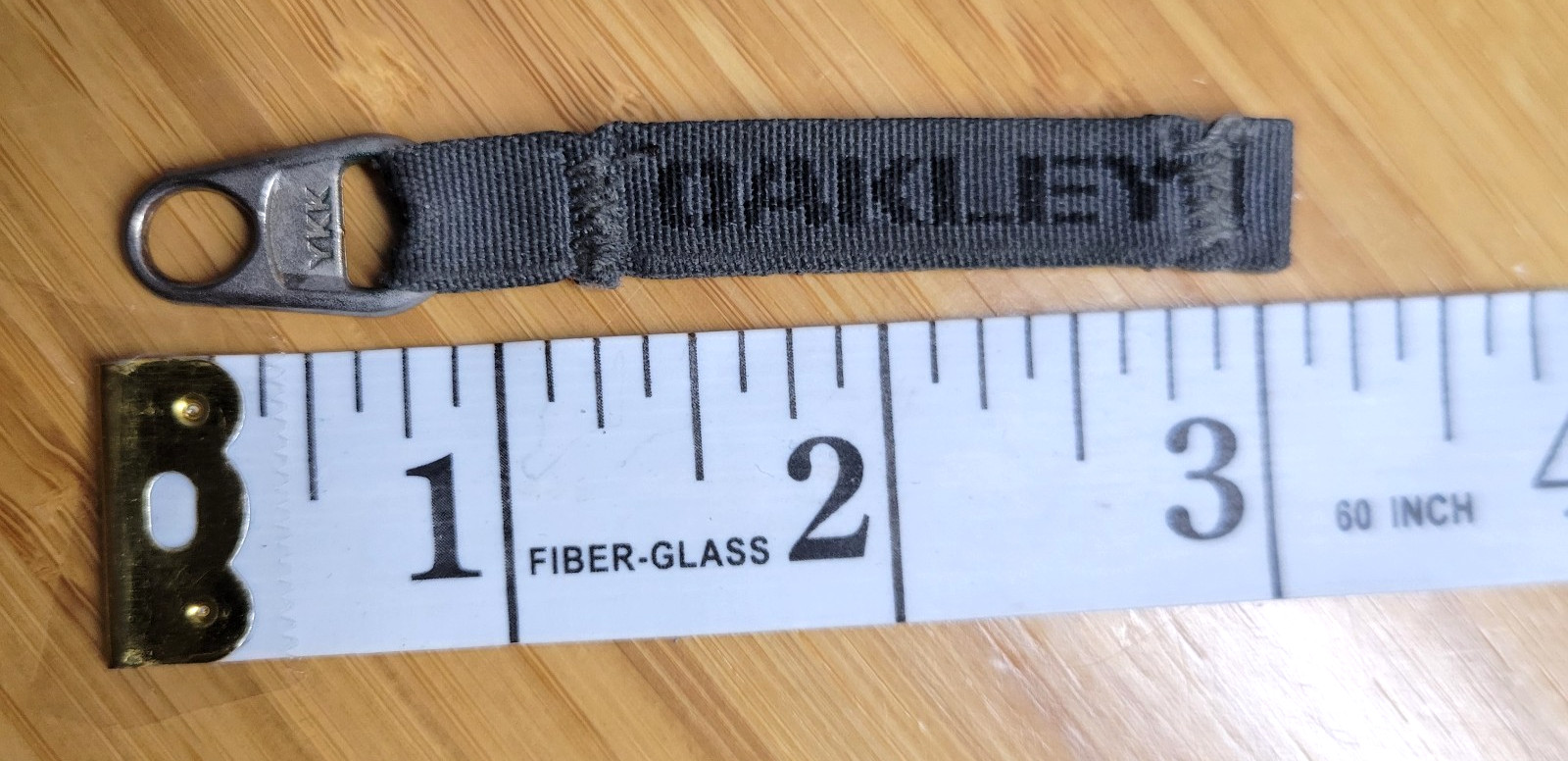Oakley Backpack Zipper Pull Tab Replacement Spell Out (Green Stitch)