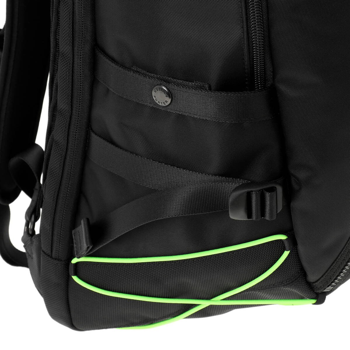 PORTER THINGS BACKPACK Black with Fluorescent FIDLOCK Nylon 32 x 50 x 20cm