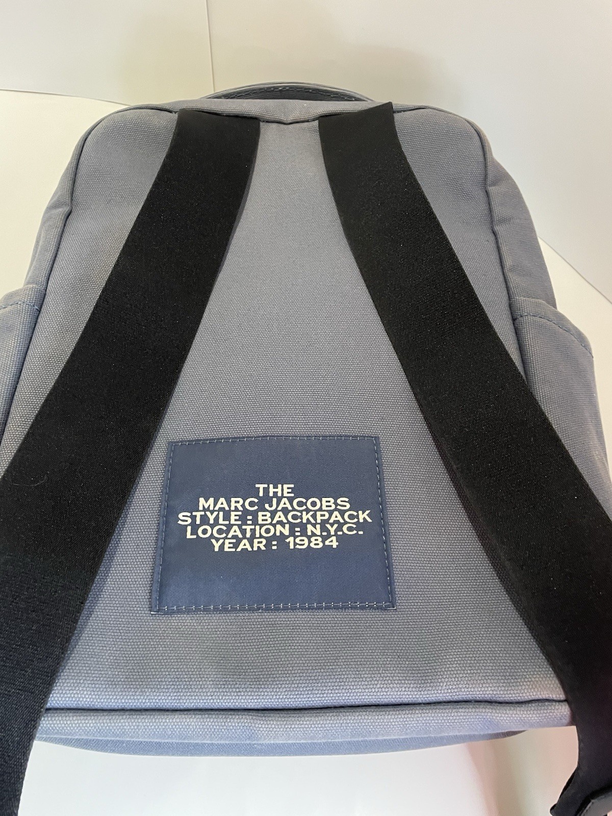 Marc Jacobs Canvas Backpack H301M06SP21 Blue Shadow 15” Laptop