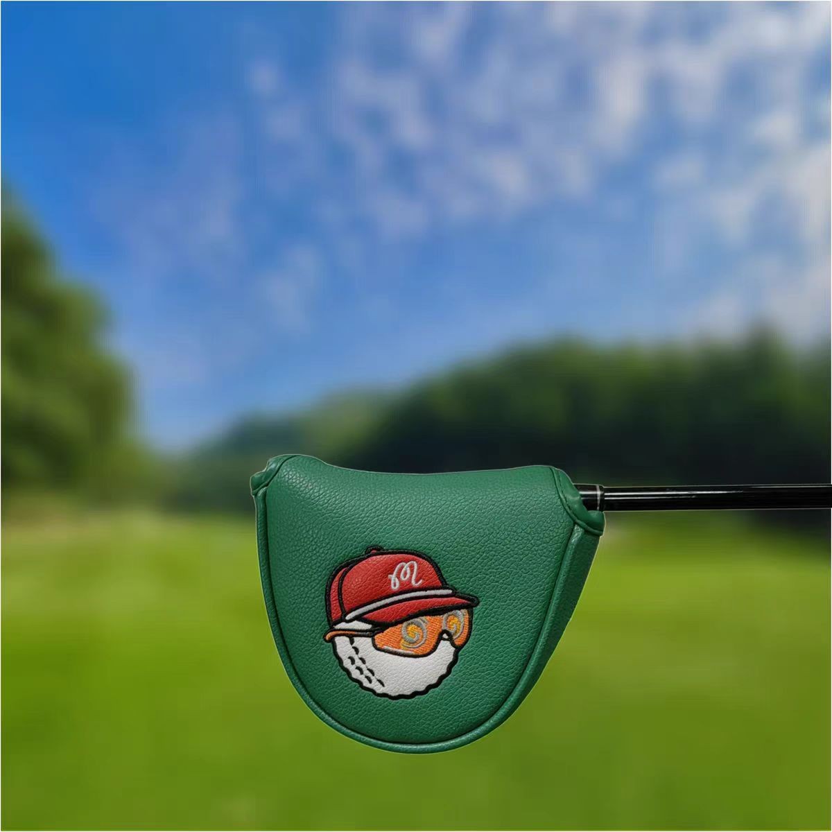 Classic Band New Golf club Headcover Mallet Putter Headcover Magnetic Closure