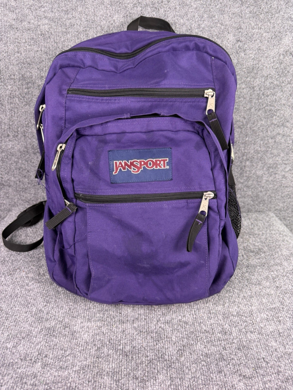 JanSport SuperBreak Backpack – Purple – Classic School/Travel Bag Durable 1990s
