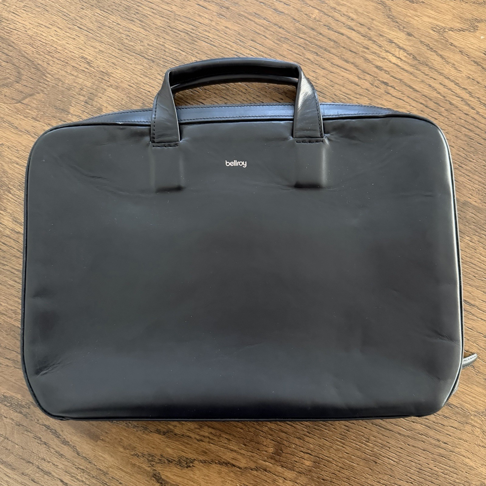 Bellroy Designers Edition Leather Laptop Briefcase Black Work Messenger Bag