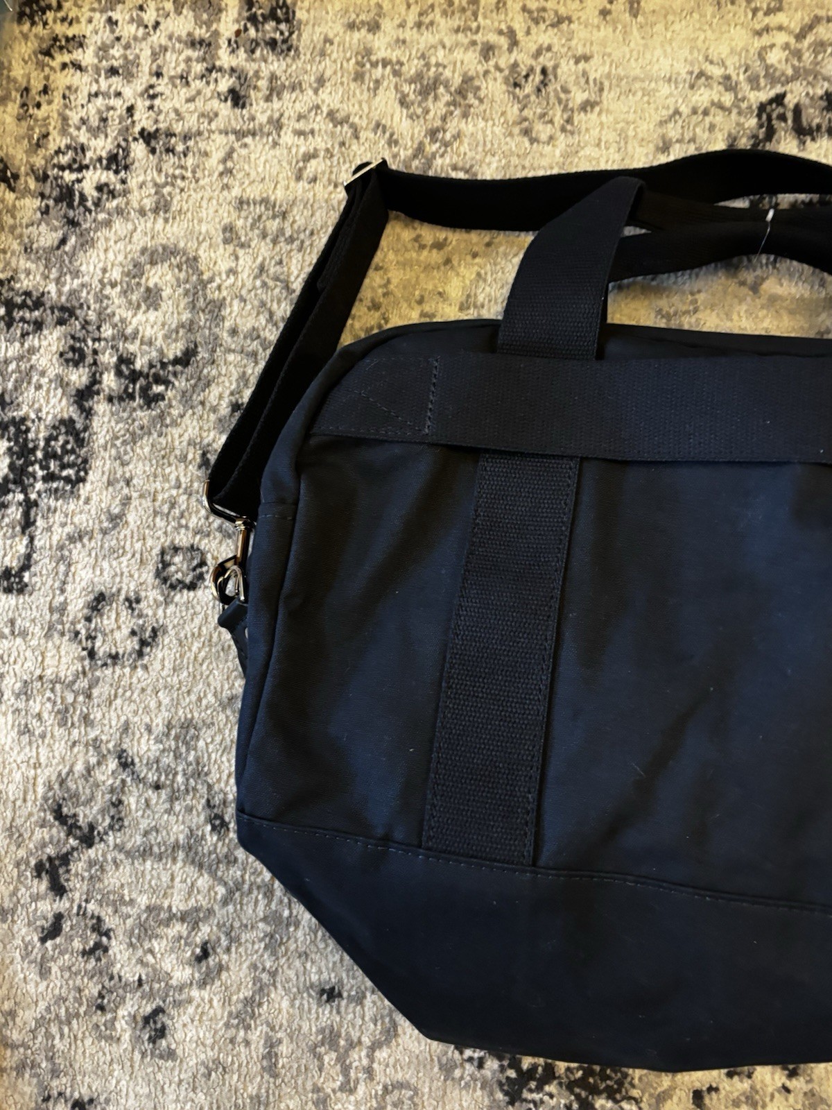 Duluth Pack Cirrus Black Duffel with Parachute Lining