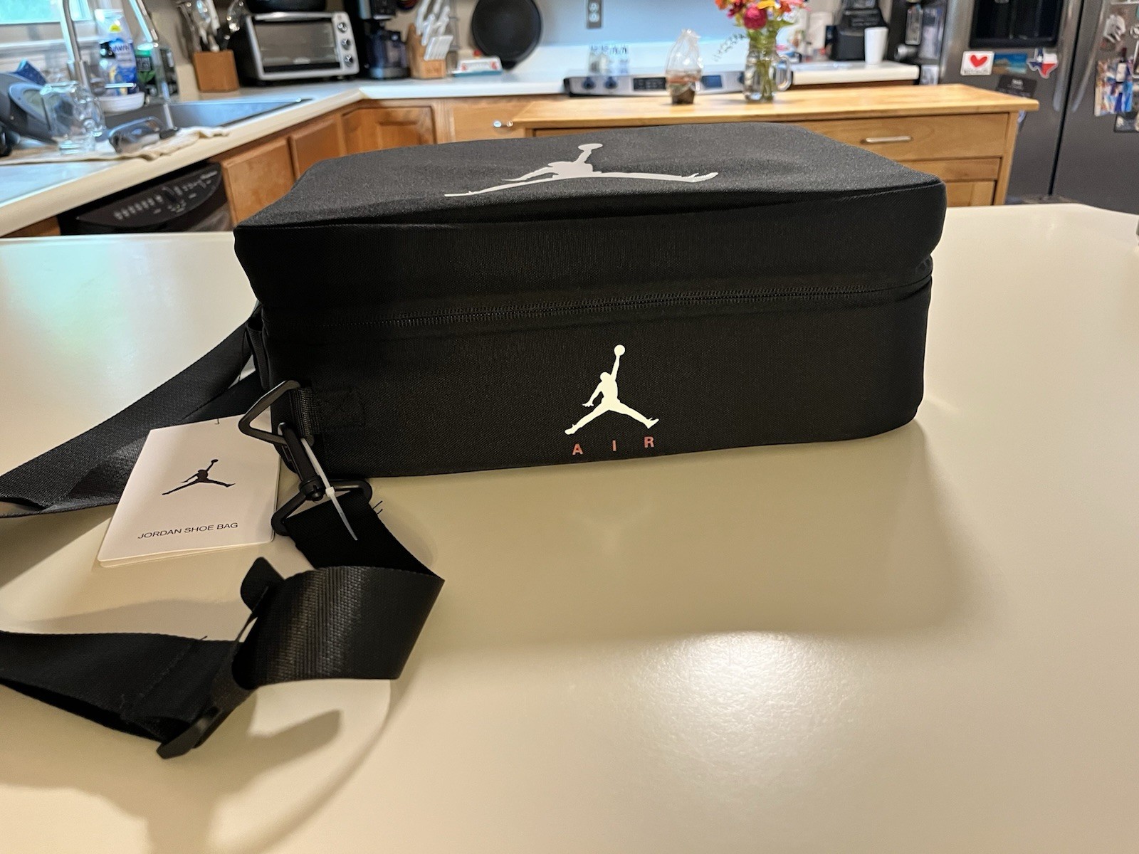 Nike Air Jordan The Collectors Cordura Shoe Box Travel Bag Case Black MA0975-023