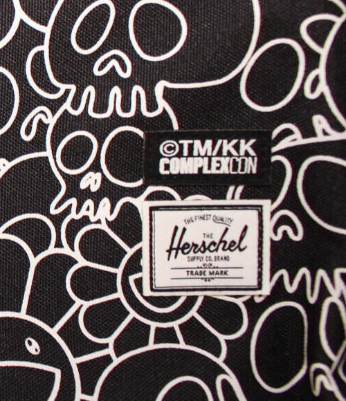Takashi Murakami x Complexcon Skull & Flower Tote Bag Herschel Supply Co – Black