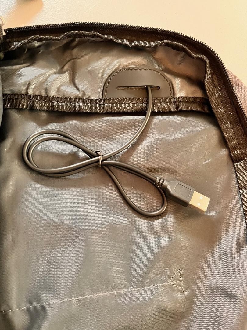 NWT SOLDIER KNIFE CANVAS COMPUTER BAG GRAY BACKBACK NEW
