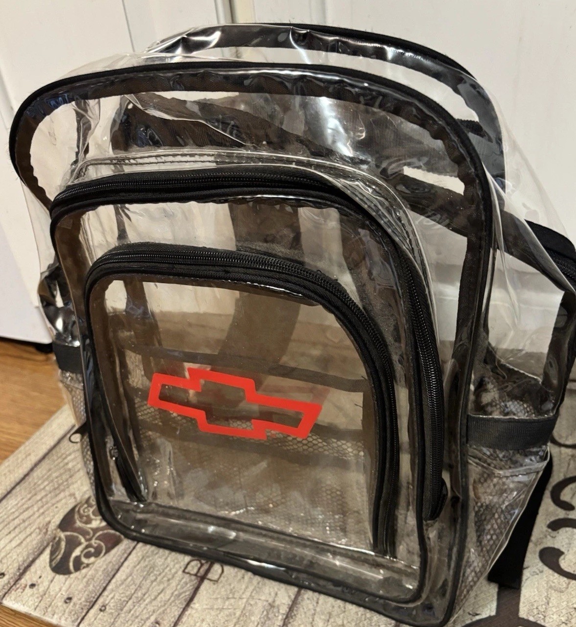 Chevrolet Bowtie Logo Clear Backpack Emblem
