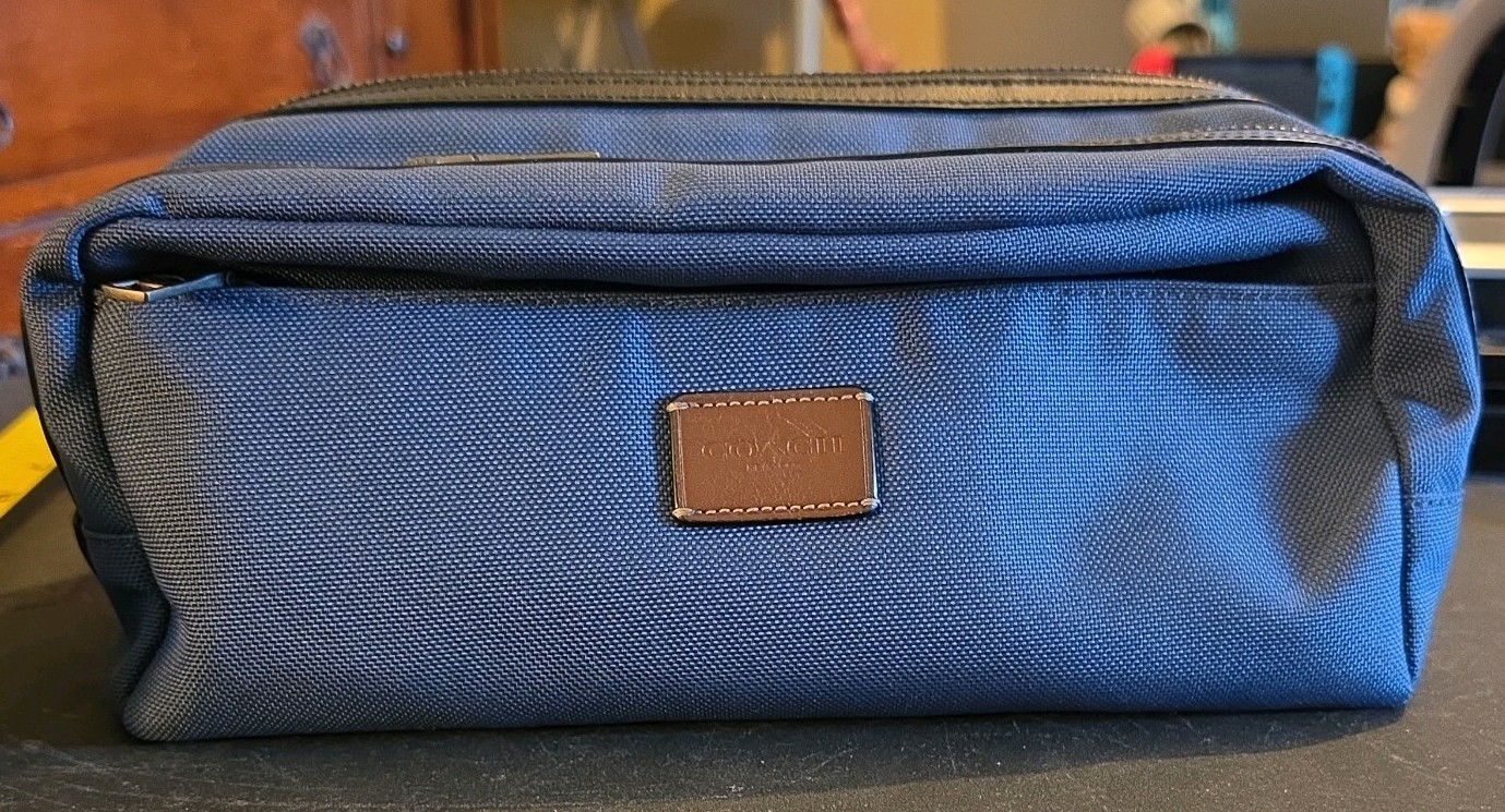 Coach Men’s Large Travel Kit Blue F31645