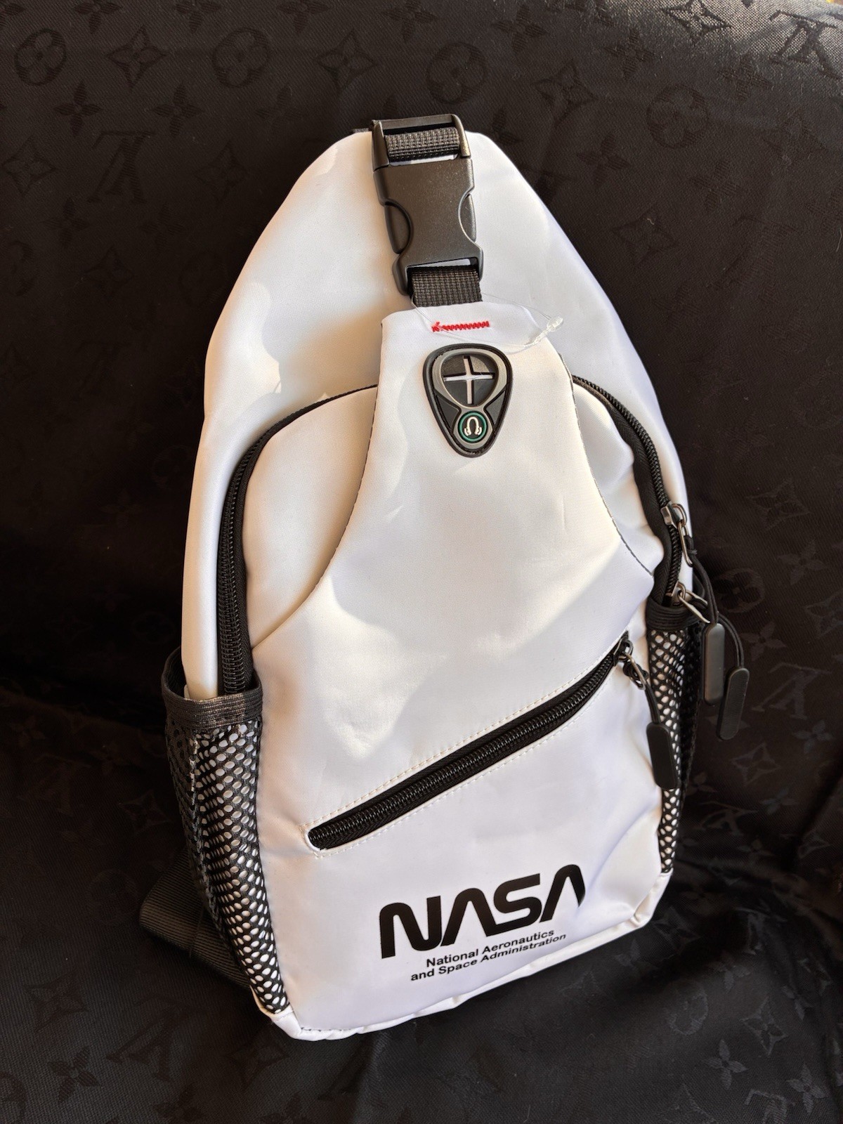 NASA Crossbody Sling Bag Shoulder Bag for Men Women NWT Free Shipping