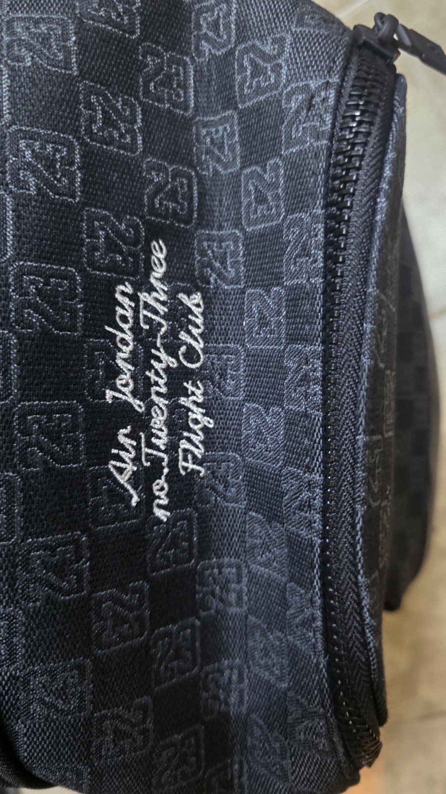 Jordan Air Monogram Backpack 20L Black Bookbag Luxury Bag MA9155-023 Limited