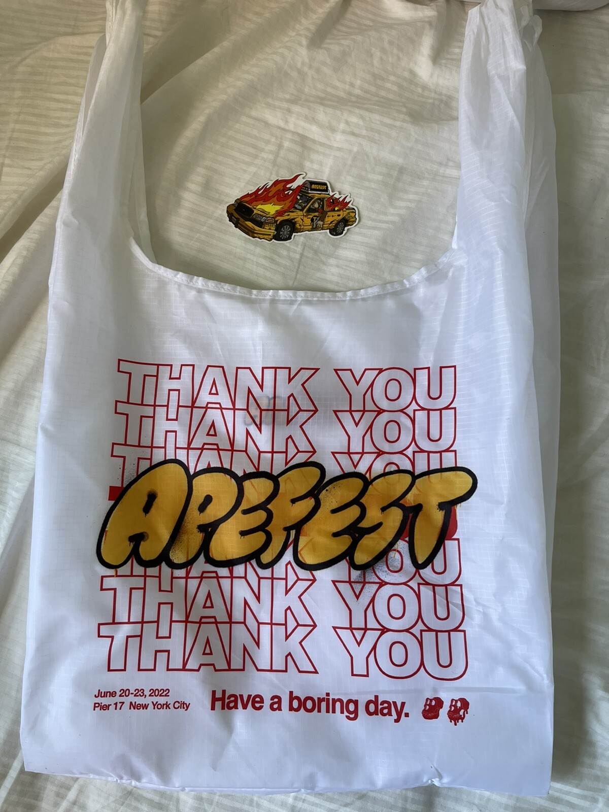 Bored Ape Yacht Club APEFEST 2022 Reusable Shopping Bag & Stickers MAYC | BAYC