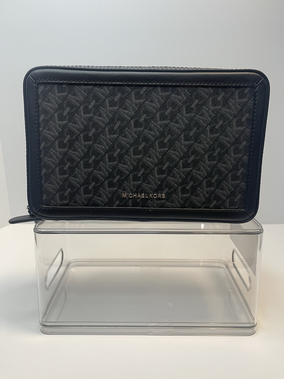 🔥 Michael Kors Hudson Empire Monogram Lunch Box Crossbody Bag Mens Unisex NWT