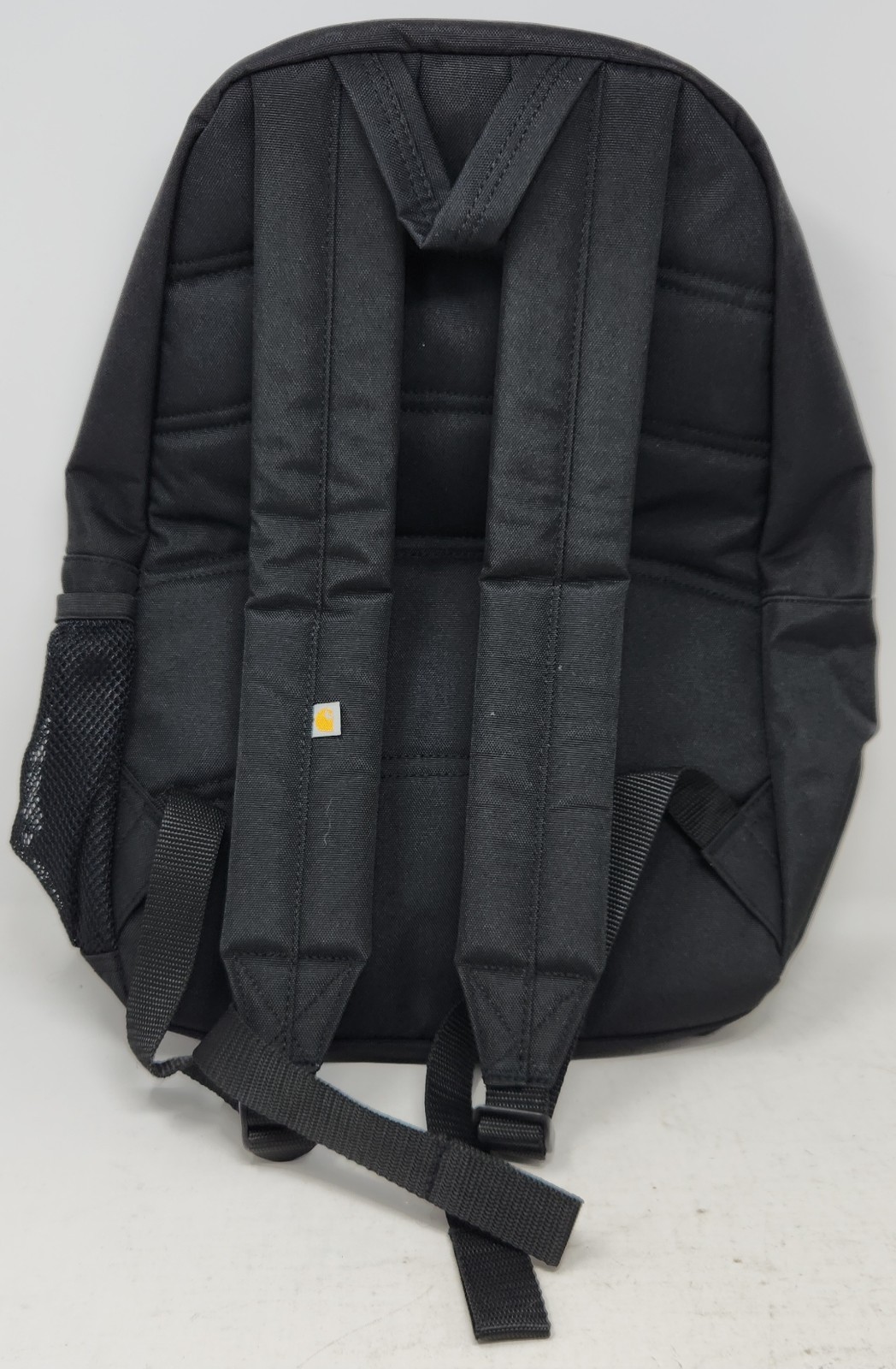 Carhartt Black Canvas Backpack Budweiser Logo Water Repellent Key Fob CBO411
