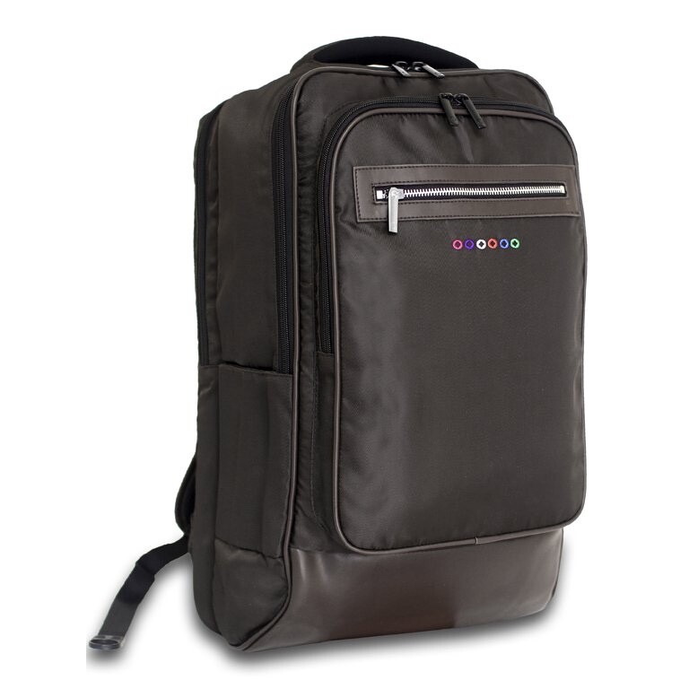 J World Project 19.5″ Backpack with Laptop sleeve for School and Office, Brown