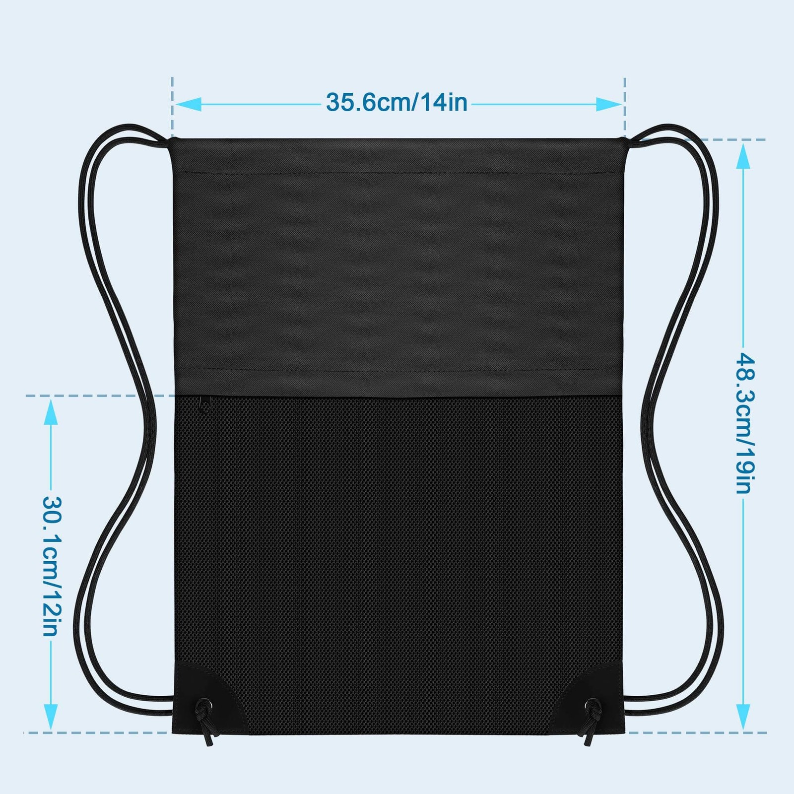 TILYMOL Drawstring Backpack Gym Bag – String Gym Bag for Men & Women,