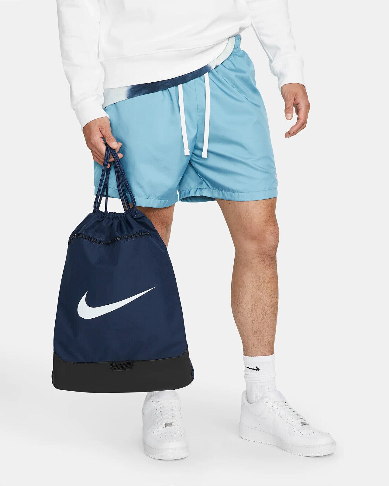 Nike Brasilia 9.5 Drawstring Backpack Bag Training Gym Sack Pack DM3978 410 New