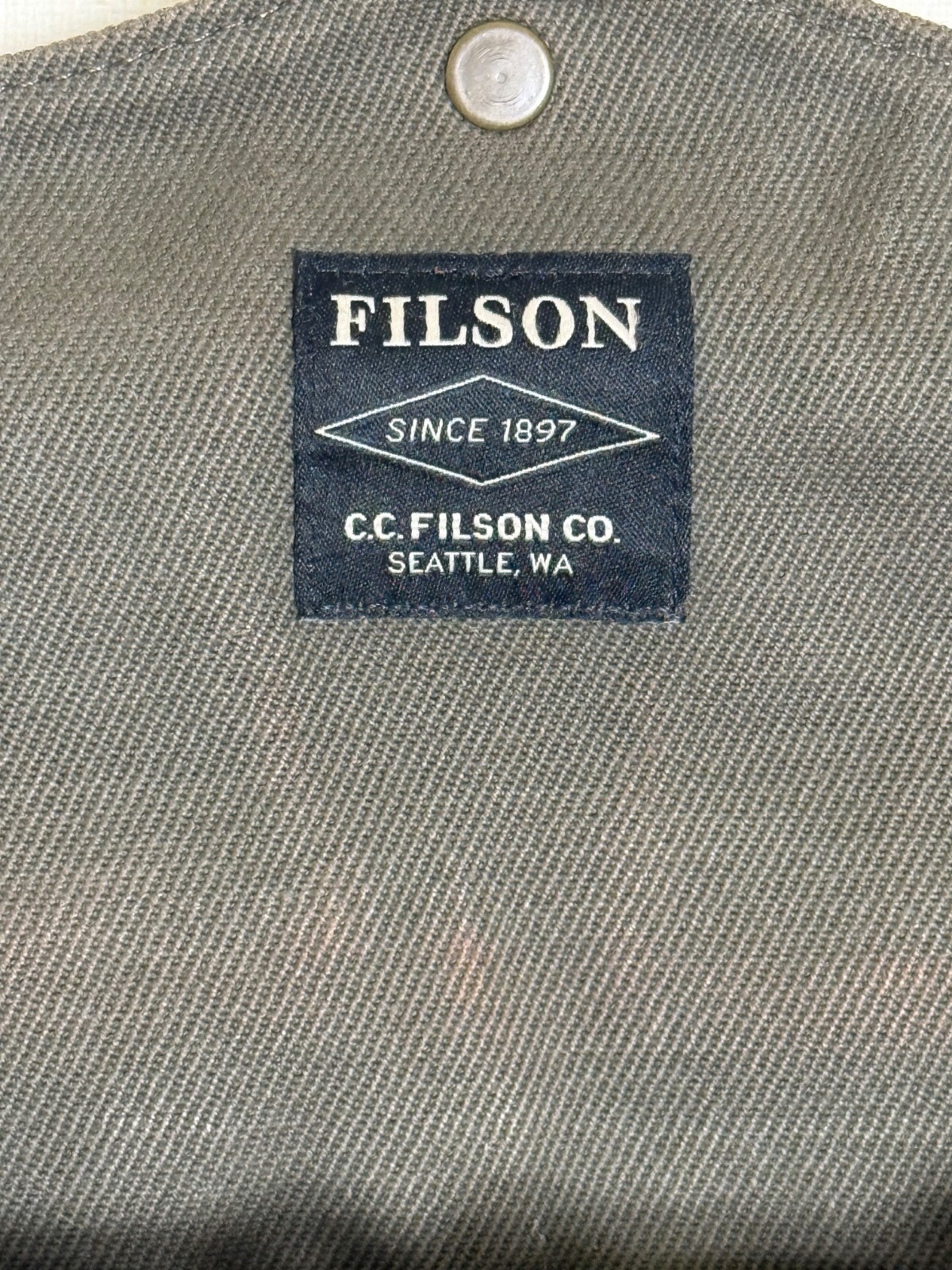 Filson 256 Original Briefcase EXCELLENT CONDITION Otter Green USA Leather