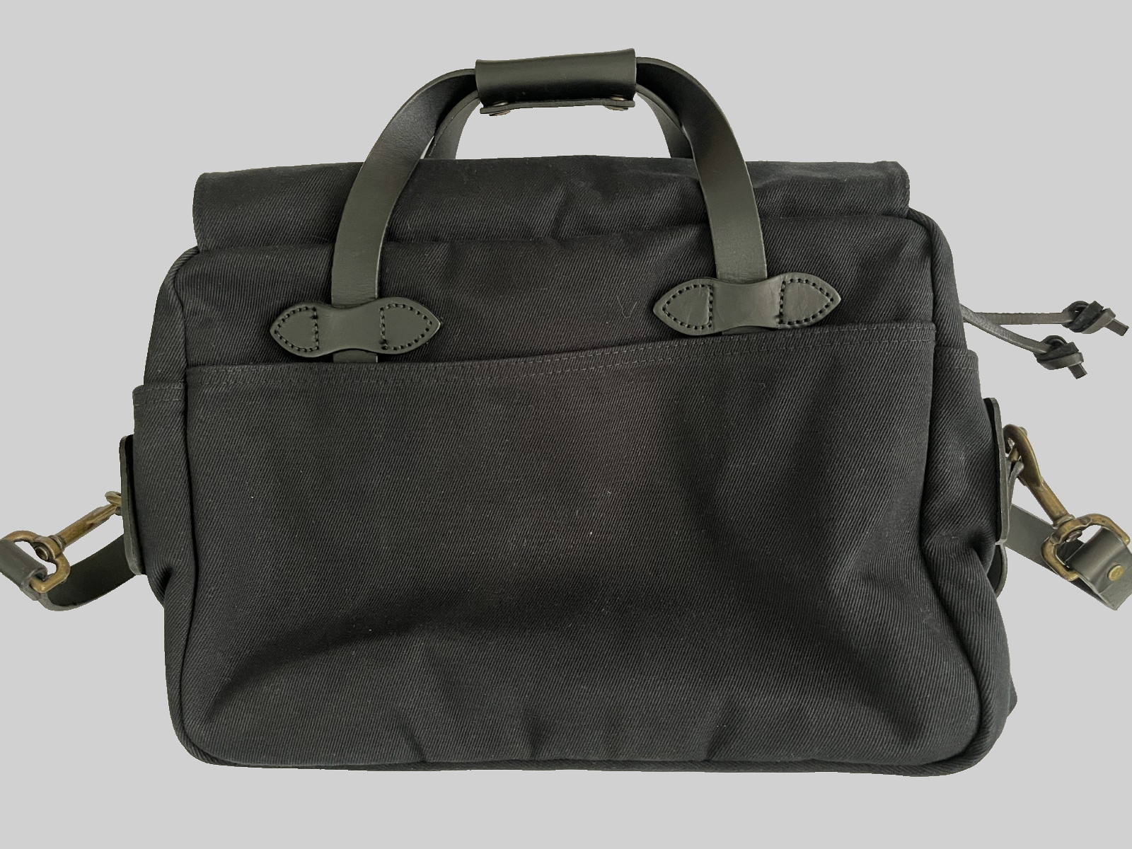 Filson Twill Original Computer Bag | Style 70257 | Black | Made in USA