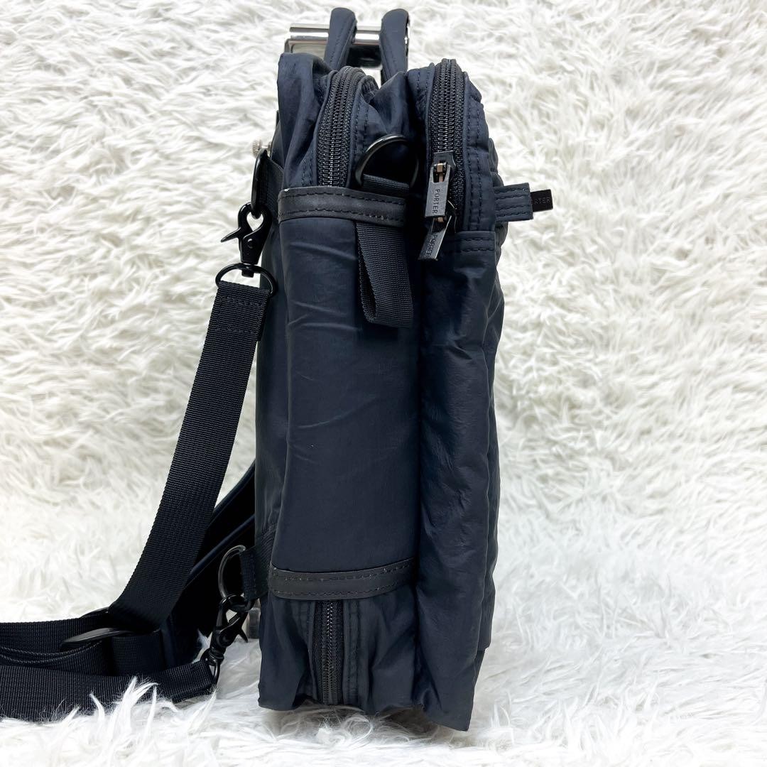 PORTER LAYER 3-Way Briefcase Backpack Shoulder Bag Navy