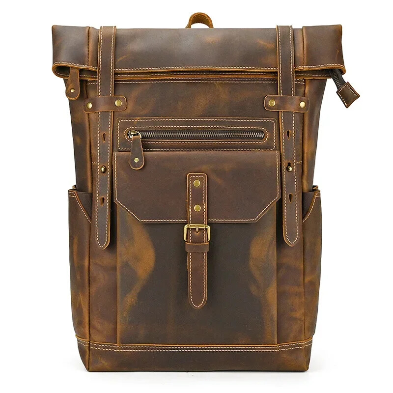 Bags Men’s Backpack Backpack Travel Backpack School Bag Men Leather Daypack