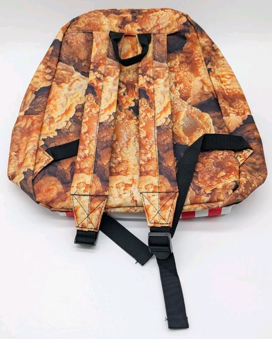KFC Backpack – Kentucky Fried Chicken Fast Food Graphic 🍗 16″ Bag