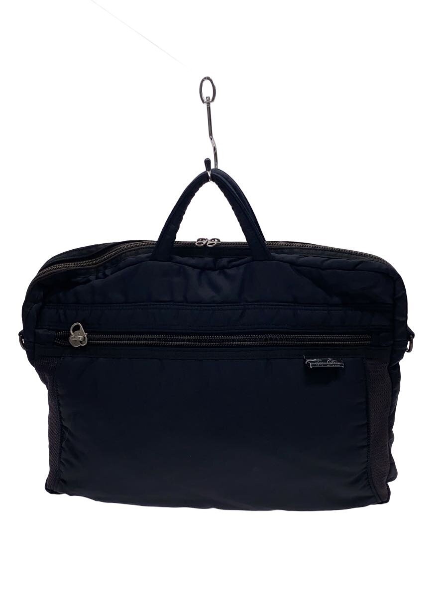 Authentic PORTER Black Leather Briefcase 29cm/41cm Document Bag Classic Office B