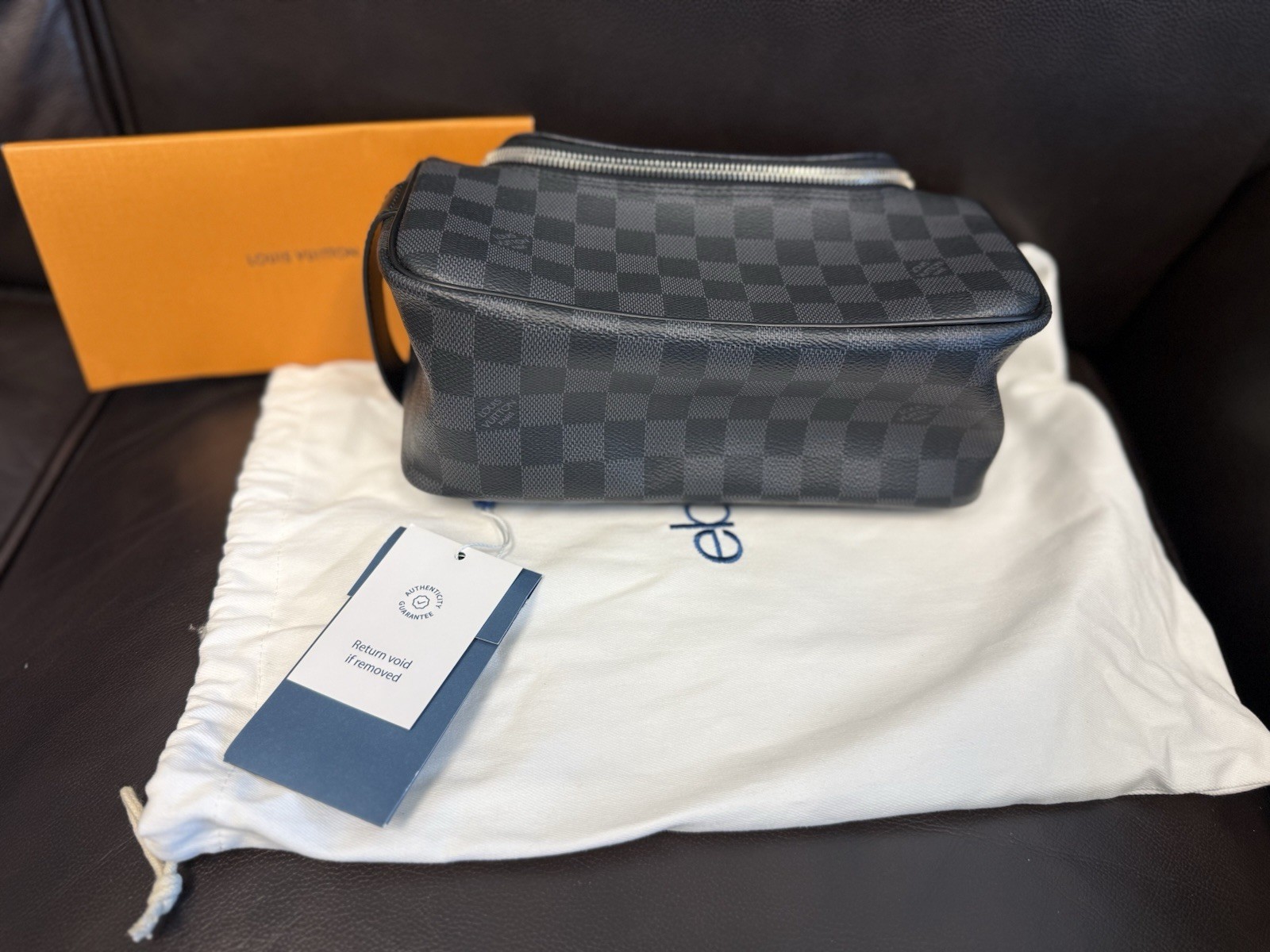 Louis Vuitton Damier Graphite Toiletry Pouch