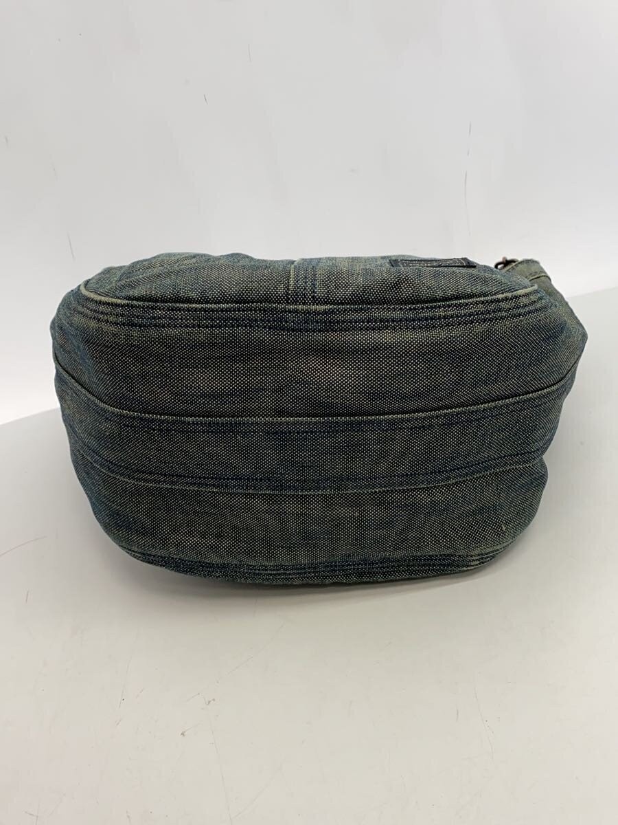 Authentic Porter Indigo Shoulder Bag 14cm Depth 25cm Height 33.5cm Width