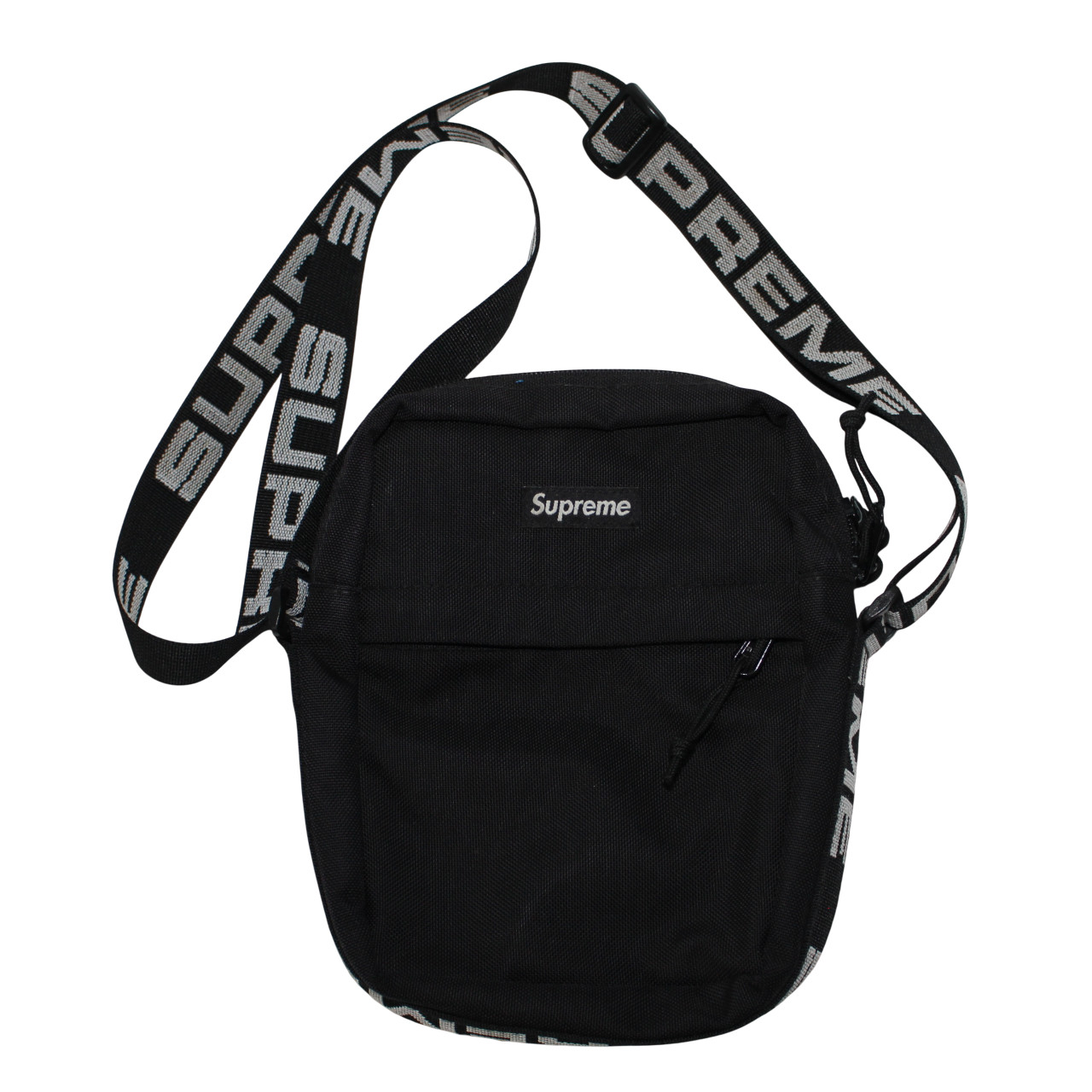 Supreme SS18 Shoulder Bag Black – 100% Authentic – Side Bag